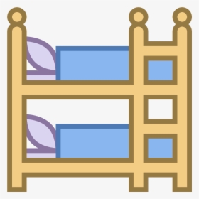 Kitchen Black And White - Bunk Bed Clip Art, HD Png Download, Free Download