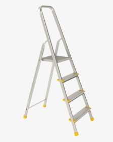 Double Aluminium Ladder - Light Aluminium 4 Step Ladders Australia, HD Png Download, Free Download