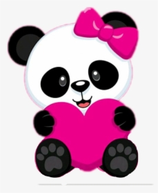 #baby #panda #herz #cute #süß #love #tier #freetoedit - Cute Panda Png, Transparent Png, Free Download