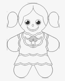 Transparent Gingerbread Girl Png - Ginger Bread Girl Coloring Pages, Png Download, Free Download