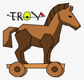 Trojan Horse With Ladder Over White Stock Illustration - Transparent Trojan Horse Clipart, HD Png Download, Free Download