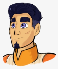 “ Ezra Bridger, Jedi Knight Did A Portrait Of Future - Cartoon, HD Png Download, Free Download