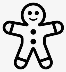 Gingerbread Man Png - Gingerbread Icon, Transparent Png, Free Download