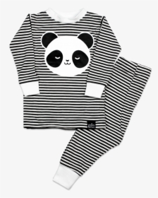 Whistle & Flute Kawaii Sleepy Panda Pajama Set - Panda Pyjamas, HD Png Download, Free Download
