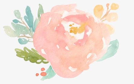 -bouquet2 - Happy Birthday Watercolour Flowers, HD Png Download, Free Download