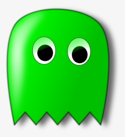 Pacman Green Art 555px - Pac Man Green Ghost, HD Png Download, Free Download