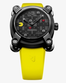 Romain Jerome Moon Dust Steel Mood Silver Auto Mg - Rj Pac Man Watch, HD Png Download, Free Download