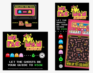 Mspacman-banners - Graphic Design, HD Png Download, Free Download
