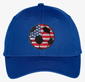 Usa Soccer Ball Embroidered Hat - Baseball Cap, HD Png Download, Free Download