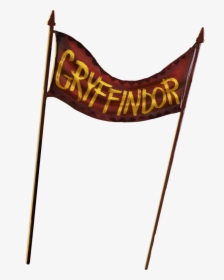 A Red Banner Strung Between Two Poles With Gryffindor, HD Png Download, Free Download