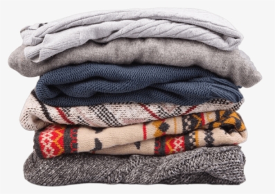Stole - Winter Clothes Stacked, HD Png Download, Free Download