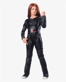 Girls Winter Soldier Black Widow Deluxe Costume - Black Widow Costume For Kids, HD Png Download, Free Download