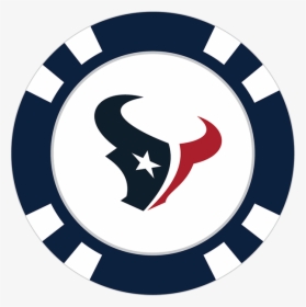 Houston Texans Poker Chip Ball Marker - Transparent Background Poker Chips Png, Png Download, Free Download