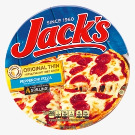 Jack"s Original Thin Crust Pepperoni Pizza - Jacks Thin Crust Pizza, HD Png Download, Free Download