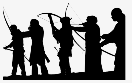 Robin Hood And Merry Men Silhouette, HD Png Download, Free Download