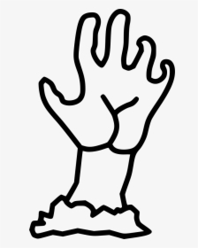 Hand Creepy Dead Evil Zombie - Google, HD Png Download, Free Download