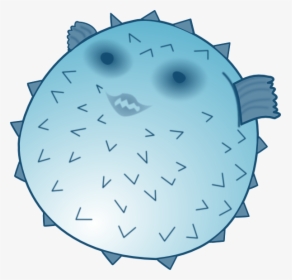Blowfish Png Clip Art Pufferfish Clipart - Clipart Blowfish, Transparent Png, Free Download