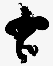 Transparent Aladdin Genie Silhouette, Clip Art - Aladdin Genie Silhouette, HD Png Download, Free Download