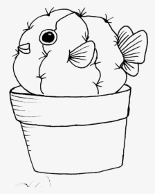 Clip Art Puffer Fish Drawing - Puffer Fish Drawing, HD Png Download, Free Download