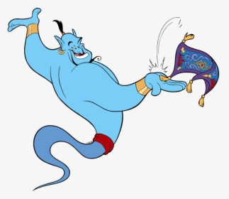 Transparent Aladdin Genie Png - Aladdin Genie Fan Art, Png