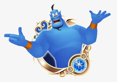 Genie - Kingdom Hearts Aqua Medal, HD Png Download, Free Download