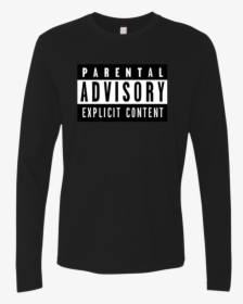 Limited Edition Black White "parental Advisory - X Shirt, HD Png Download, Free Download