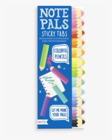 Note Pals Sticky Tabs, Colorful Pencils - Note Pals Sticky Tabs, HD Png Download, Free Download
