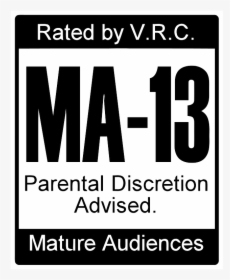 Viewer Discretion Is Advised Hd Png - Ma 13 Logo, Transparent Png, Free Download