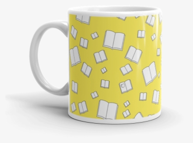 Sunny Yellow Flying Books Mug - Mug, HD Png Download, Free Download