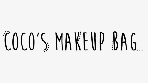 Coco"s Makeup Bag - Calligraphy, HD Png Download, Free Download