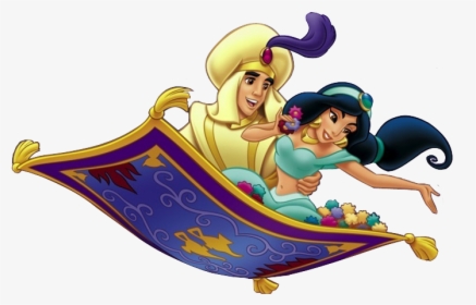 Aladdin And Jasmine Cartoon, HD Png Download, Free Download