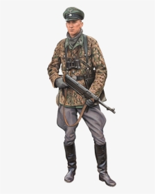 Transparent Nazi Soldier Png - Waffen Ss Officer Art, Png Download, Free Download