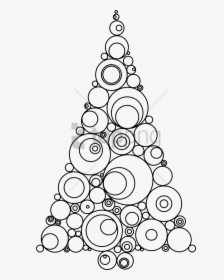 Free Png Abstract Lines Black And White Png Png Image - Clipart Drawing Christmas Tree, Transparent Png, Free Download