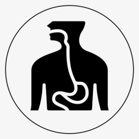 Icon Esophagus Black-01 - Esophagus Clipart Black And White, HD Png Download, Free Download