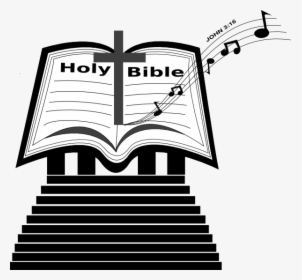 Music Bible Clip Art - Bible And Music Clipart, HD Png Download, Free Download