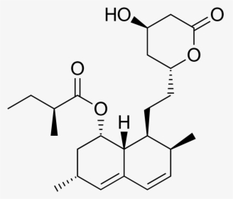 Simvastatin Structure, HD Png Download, Free Download