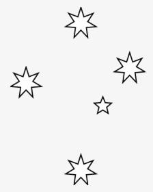 Stars, Sparkle, Astronomy, White, Bright, Starry, Shiny - Color In Australian Flag, HD Png Download, Free Download