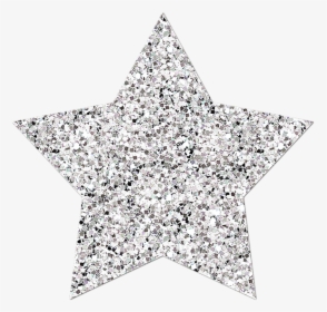 Lacarolita Cold Star Png - Silver Glitter Star Clipart, Transparent Png, Free Download