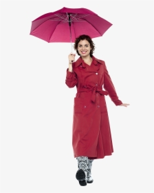 Girl With Umbrella Png - Umbrella With Girl Png, Transparent Png, Free Download