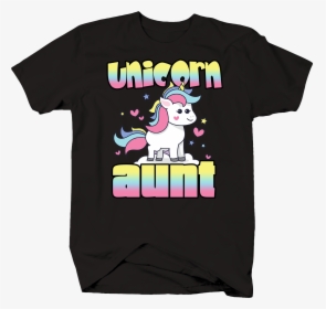 Unicorn Aunt Cute Nephew Niece Family Love Pastel Rainbow - Machine ...