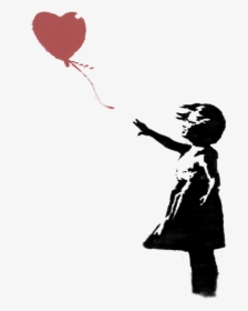 Banksy Heart Baloon - April Green Quotes, HD Png Download, Free Download