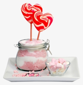 Heart Candies And Marshmallow Png Image - Quotes Milkshake, Transparent Png, Free Download