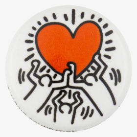 Keith Haring Dancing Heart Art Button Museum - Falsettos Logo Keith Haring, HD Png Download, Free Download