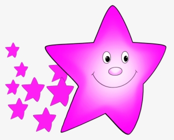 Transparent Pink Star Png - Star Clipart Stars Cartoon, Png Download, Free Download