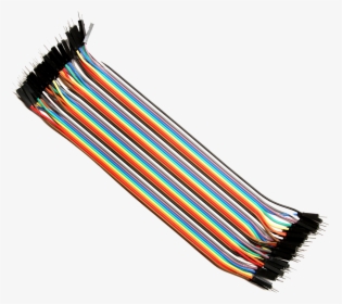 Graphic Transparent Library Wires Clips Raspberry Pi - Male To Male Jumper Cable, HD Png Download, Free Download