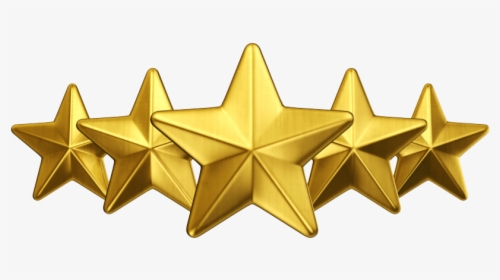 Gold Stars Png - 5 Star Gold, Transparent Png, Free Download