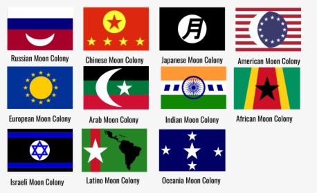 Countries In Space Flags, HD Png Download, Free Download