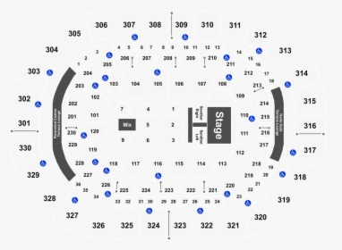 Transparent Kenny Chesney Png - Chesapeake Energy Arena Seating Chart With Prices, Png Download, Free Download
