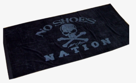 Kenny Chesney No Shoes Nation Beach Towel-black - Label, HD Png Download, Free Download