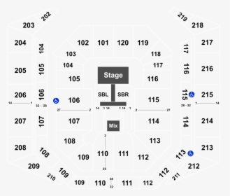 Mohegan Sun Arena Seating Chart, HD Png Download, Free Download
